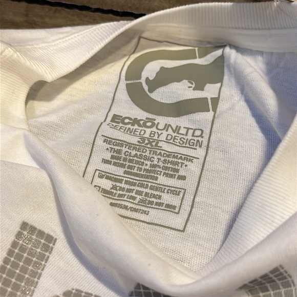 Men’s- ECKO - BRAND NEW WITH TAGS - VINTAGE - White 3XL - Picture 5 of 6